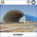 Large span prefabricated space frame steel structure